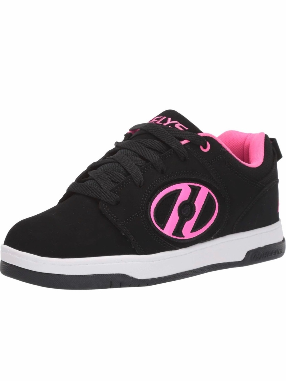 Heelys Black and Pink Low-Top Skate Sneaker
